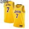 Camiseta Niños NBA Los Angeles Lakers Carmelo Anthony 7 2022-23 Nike Icon Edition Gold Swingman